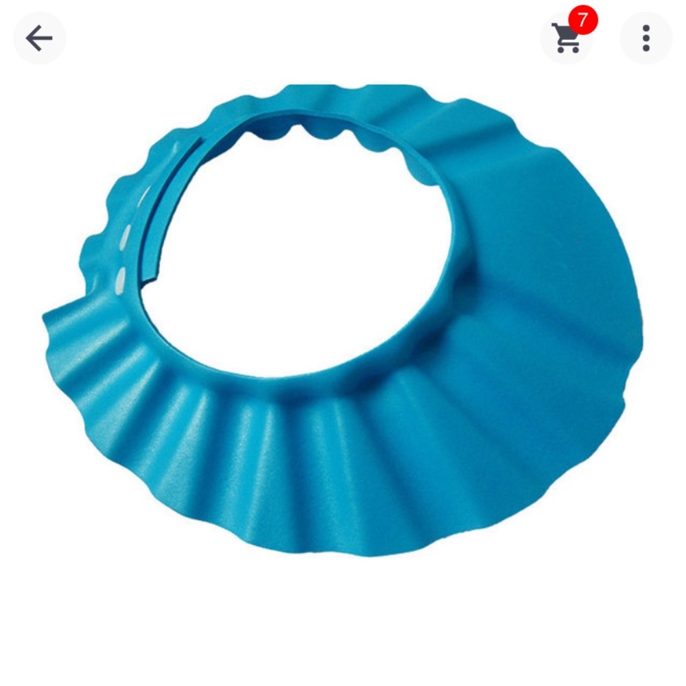 Blue Kids shampoo visor